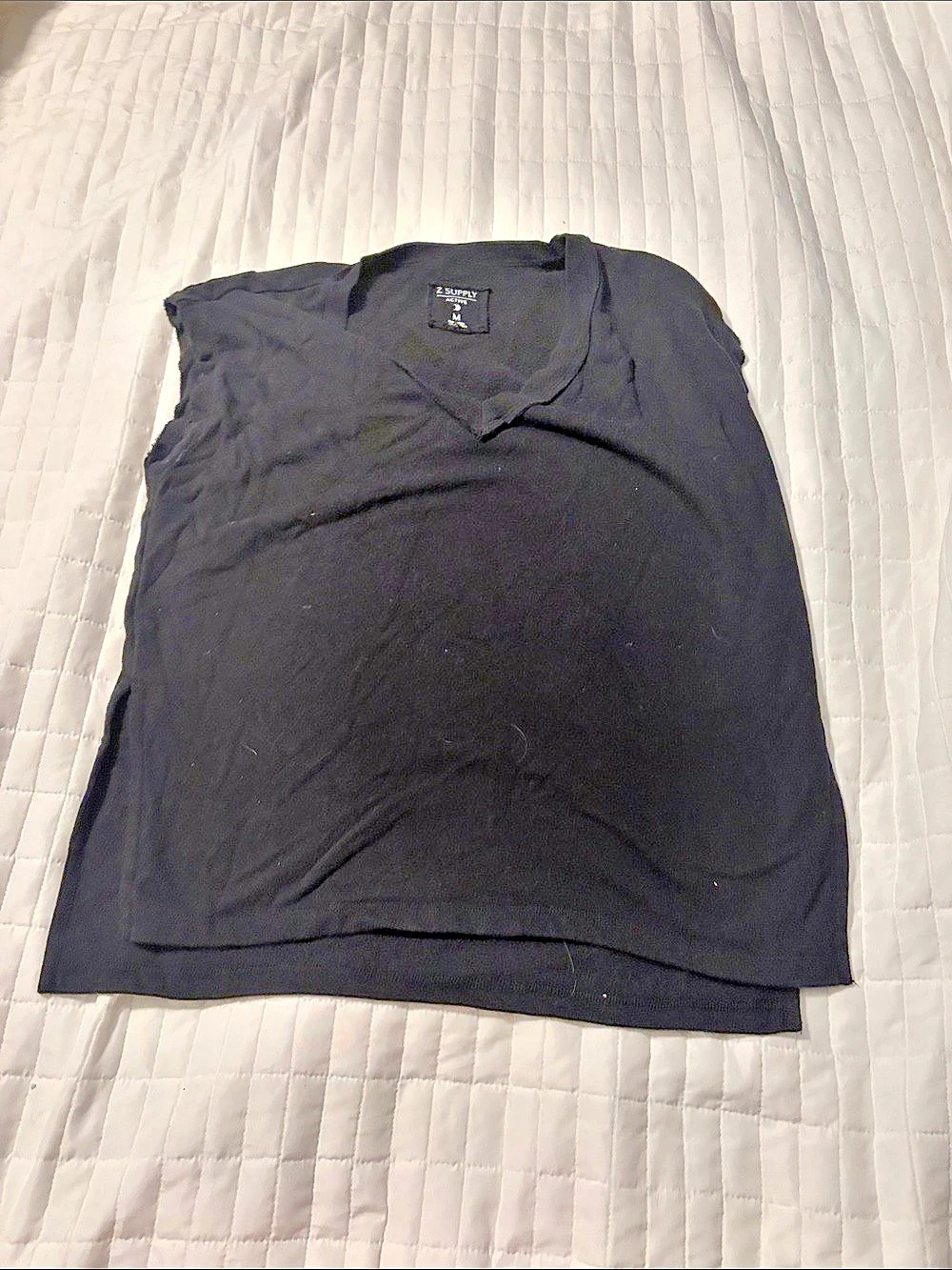 Z Supply Active Black Short Sleeve Tee vest size M